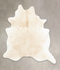 Ivory with Beige XX-Large Brazilian Cowhide Rug 7'9