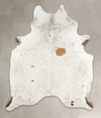 Salt and Pepper Brown X-Large Brazilian Cowhide Rug 7'10"H x 6'3"W #B3402 by Hudson Hides