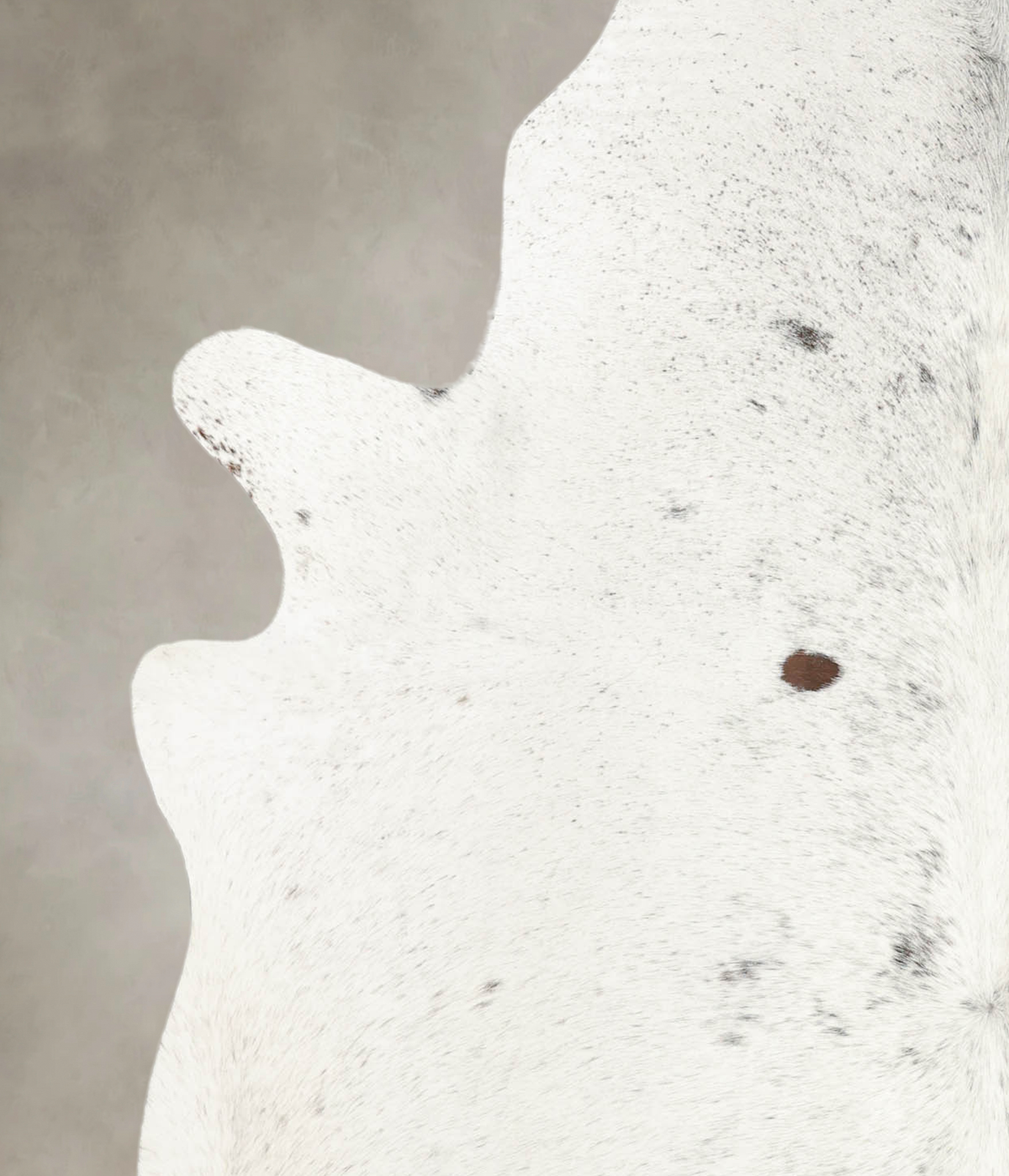 Salt and Pepper Brown X-Large Brazilian Cowhide Rug 7'8"H x 6'5"W #B3409 by Hudson Hides