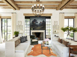 Solid Brown XX-Large Brazilian Cowhide Rug 7'8"H x 7'2"W #B3497 by Hudson Hides