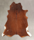 Brown and White Regular XX-Large Brazilian Cowhide Rug 7'11"H x 6'6"W #B3529 by Hudson Hides
