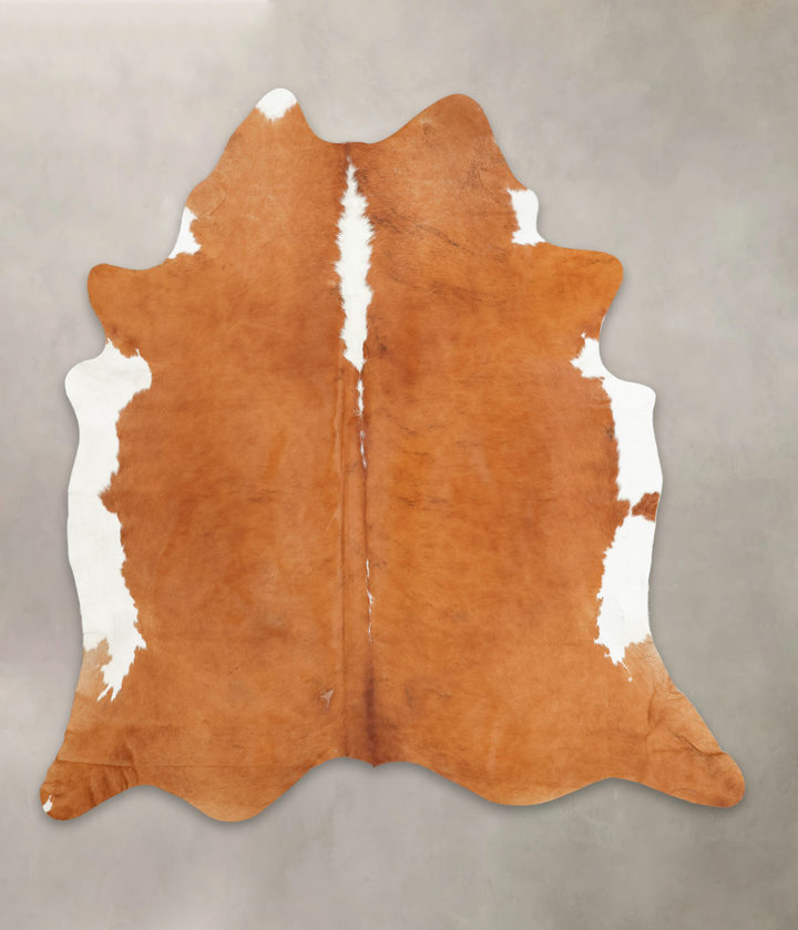 Hereford XX-Large Brazilian Cowhide Rug 7'9"H x 7'4"W #B3542 by Hudson Hides