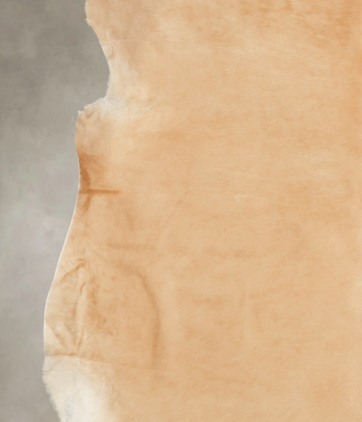 Beige X-Large Brazilian Cowhide Rug 6'11"H x 6'8"W #B3660 by Hudson Hides