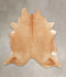 Beige XX-Large Brazilian Cowhide Rug 7'4