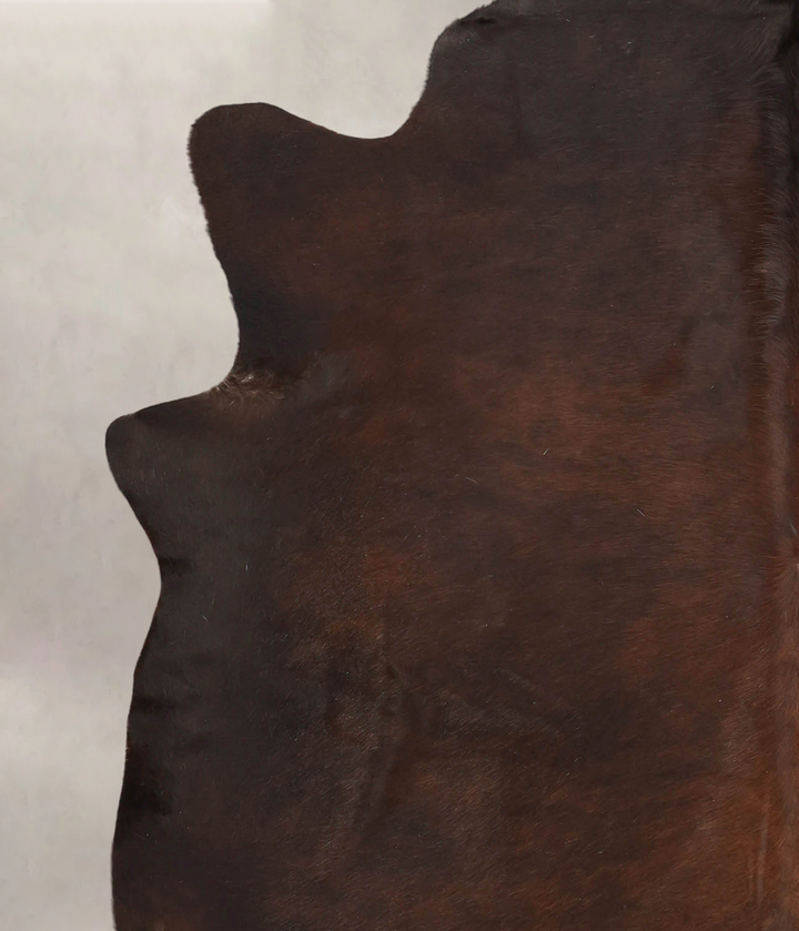 Dark Brindle X-Large Brazilian Cowhide Rug 6'10"H x 6'9"W #B3707 by Hudson Hides