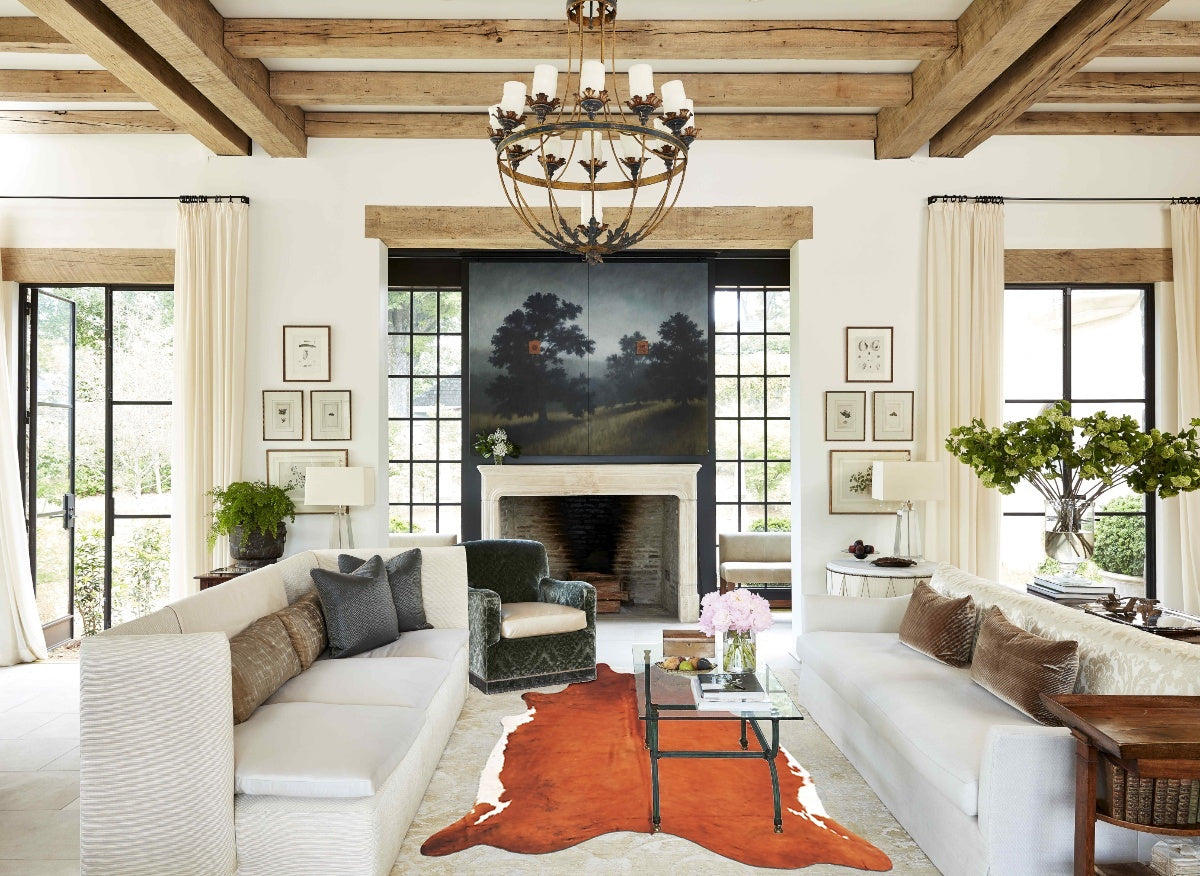 Medium Brindle Cowhide Rug #B3875