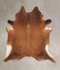 Solid Brown XX-Large Brazilian Cowhide Rug 8'1