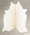 Ivory with Beige XX-Large Brazilian Cowhide Rug 8'2