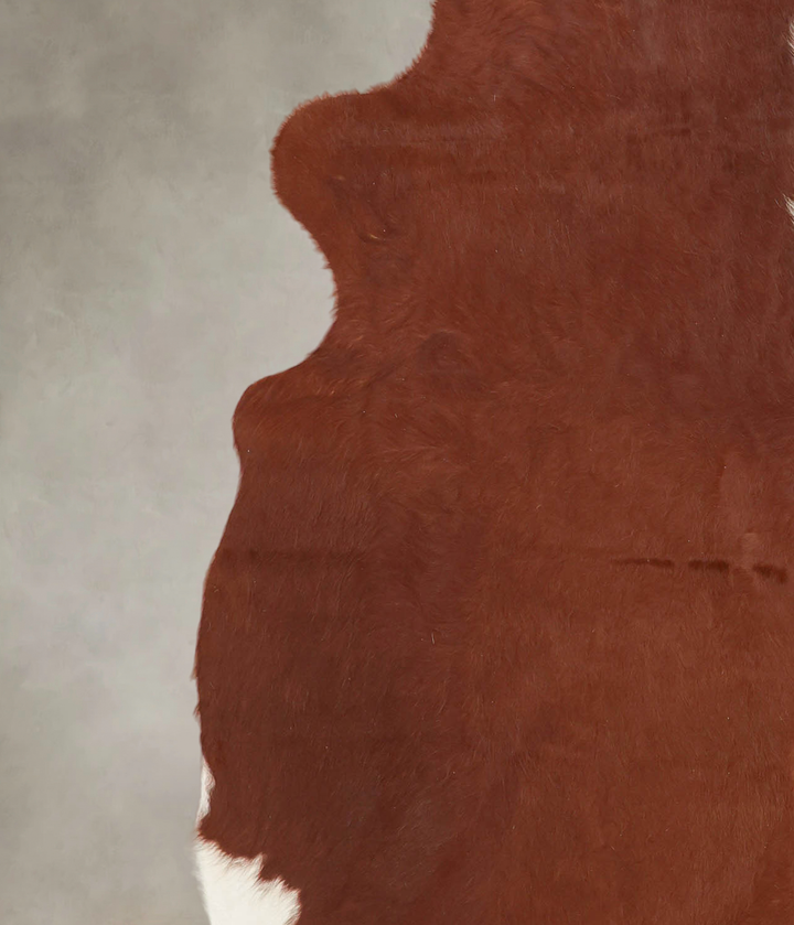 Hereford X-Large Brazilian Cowhide Rug 6'11"H x 6'7"W #B3930 by Hudson Hides