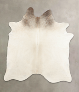 Medium Grey XX-Large Brazilian Cowhide Rug 7'9"H x 6'11"W #B3949 by Hudson Hides