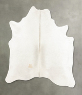 Light Grey X-Large Brazilian Cowhide Rug 6'9"H x 6'2"W #B3951 by Hudson Hides