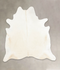 Ivory with Beige XX-Large Brazilian Cowhide Rug 8'1