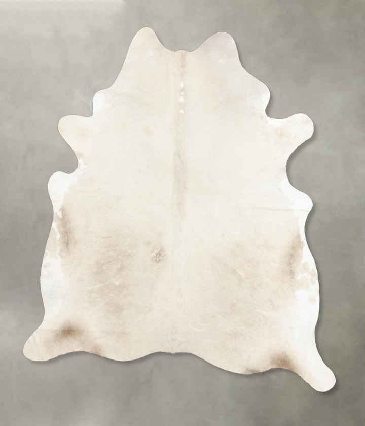Champagne XX-Large Brazilian Cowhide Rug 8'0"H x 6'10"W #B4075 by Hudson Hides