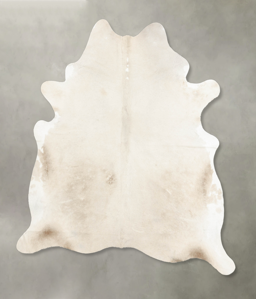 Champagne XX-Large Brazilian Cowhide Rug 8'0"H x 6'10"W #B4075 by Hudson Hides