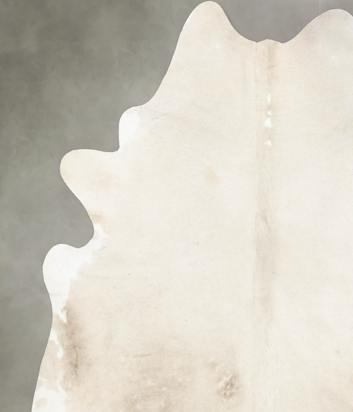 Champagne XX-Large Brazilian Cowhide Rug 8'0"H x 6'10"W #B4075 by Hudson Hides