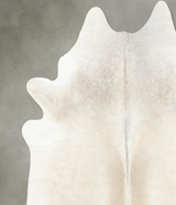 Grey with Beige XX-Large Brazilian Cowhide Rug 7'10"H x 7'2"W #B4090 by Hudson Hides
