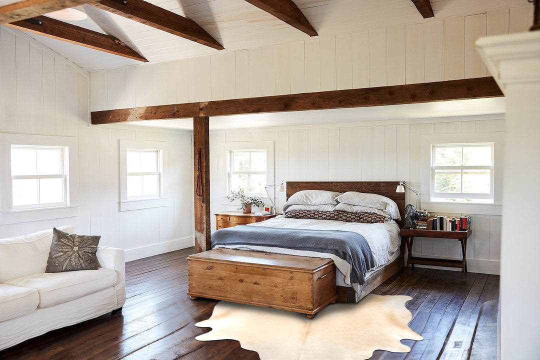 Palomino XX-Large Brazilian Cowhide Rug 7'8"H x 6'11"W #B4108 by Hudso