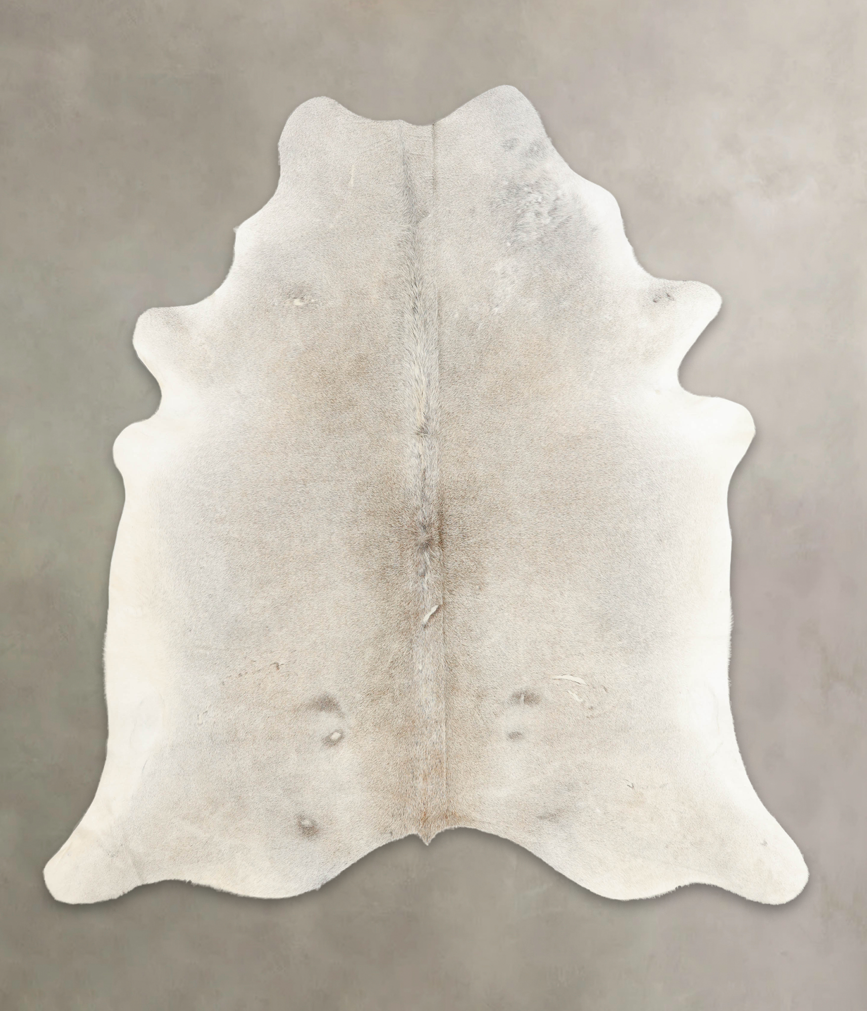 Grey with Beige Cowhide Rug #B4115