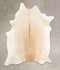 Beige XX-Large Brazilian Cowhide Rug 8'1