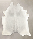 Medium Grey X-Large Brazilian Cowhide Rug 7'6"H x 6'5"W #B4149 by Hudson Hides