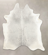 Medium Grey X-Large Brazilian Cowhide Rug 7'6"H x 6'5"W #B4149 by Hudson Hides