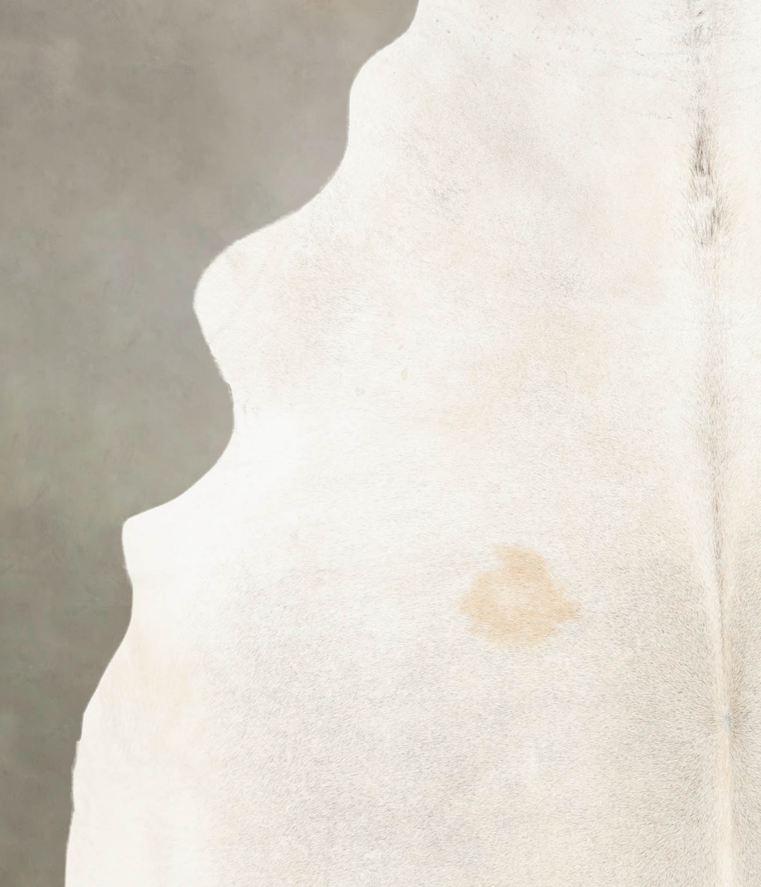 Grey with Beige XX-Large Brazilian Cowhide Rug 7'11"H x 7'2"W #B4193 b