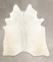 Ivory with Beige X-Large Brazilian Cowhide Rug 6'10