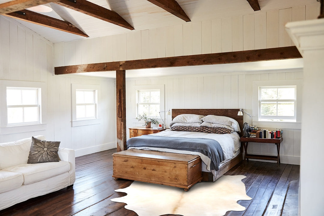 Palomino X-Large Brazilian Cowhide Rug 7'2"H x 6'5"W #B4287 by Hudson 