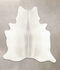 Light Grey X-Large Brazilian Cowhide Rug 7'1