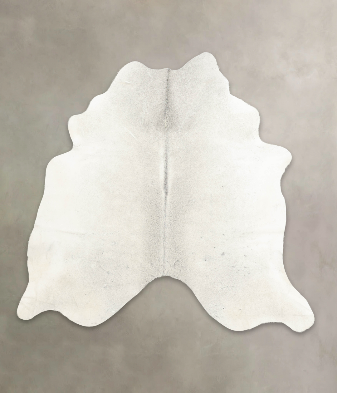 Light Grey X-Large Brazilian Cowhide Rug 6'4"H x 6'6"W #B4419 by Hudso