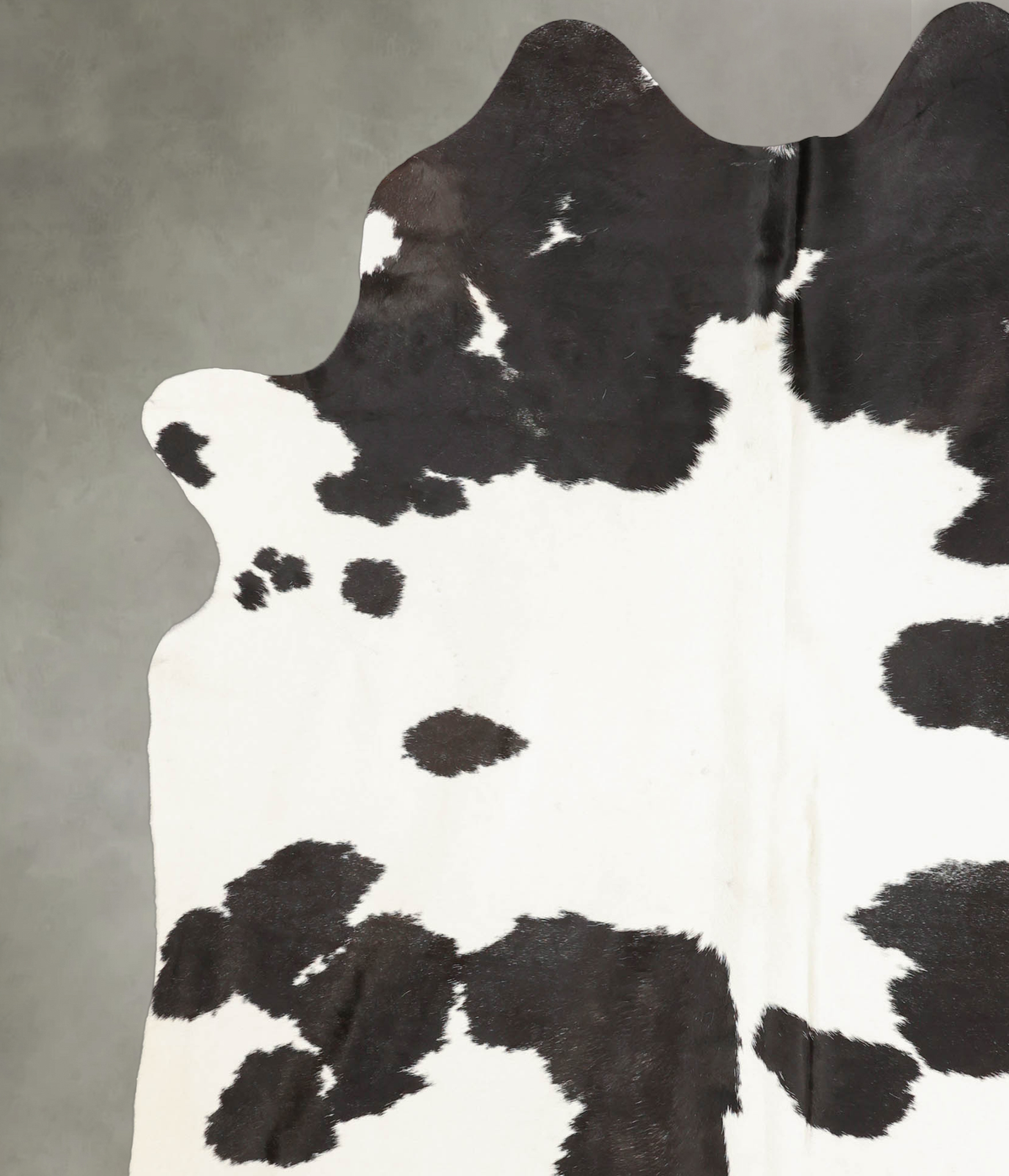 Black and White XX-Large Brazilian Cowhide Rug 8'0"H x 6'5"W #B4564 by Hudson Hides