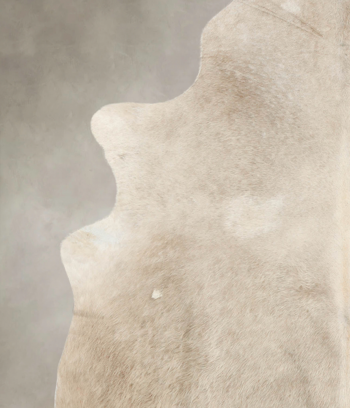 Champagne XX-Large Brazilian Cowhide Rug 8'0"H x 6'8"W #B4574 by Hudson Hides