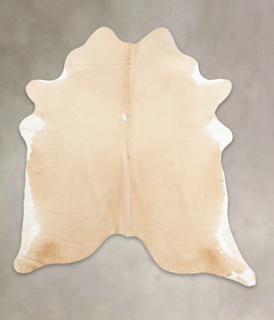 Palomino X-Large Brazilian Cowhide Rug 7'2"H x 6'6"W #B4593 by Hudson Hides