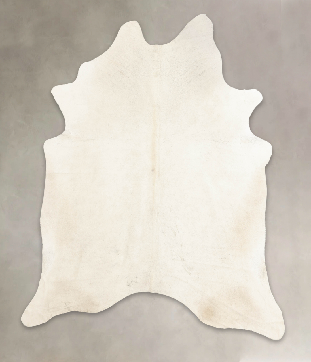 Ivory with Beige XX-Large Brazilian Cowhide Rug 8'4"H x 6'7"W #B4619 b