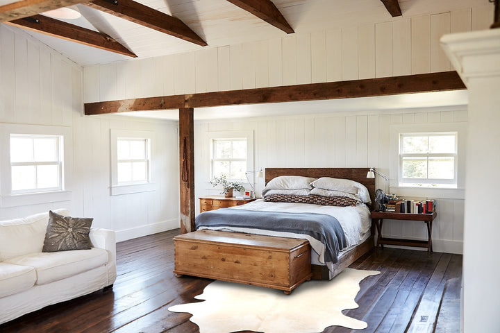 Palomino X-Large Brazilian Cowhide Rug 7'2"H x 6'10"W #B4621 by Hudson Hides