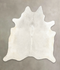 Light Grey XX-Large Brazilian Cowhide Rug 7'10