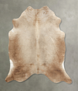 Taupe X-Large Brazilian Cowhide Rug 7'0"H x 6'8"W #B4674 by Hudson Hides