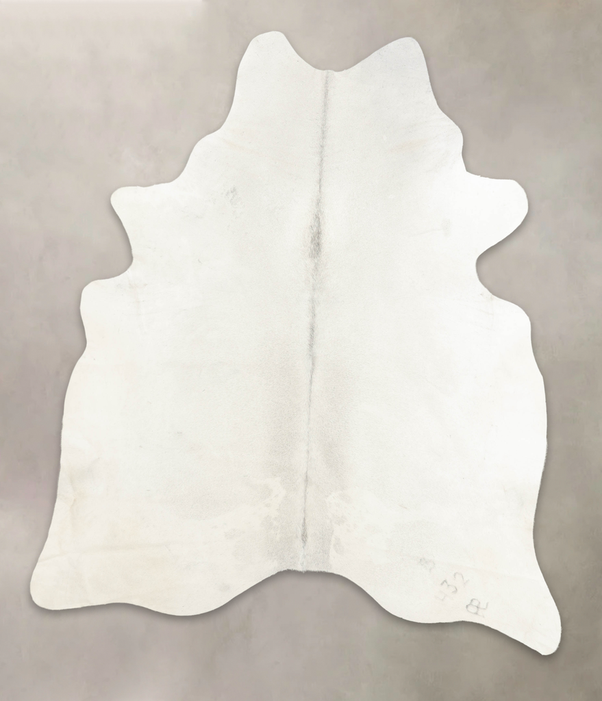 Light Grey XX-Large Brazilian Cowhide Rug 8'2"H x 6'9"W #B4708 by Hudson Hides