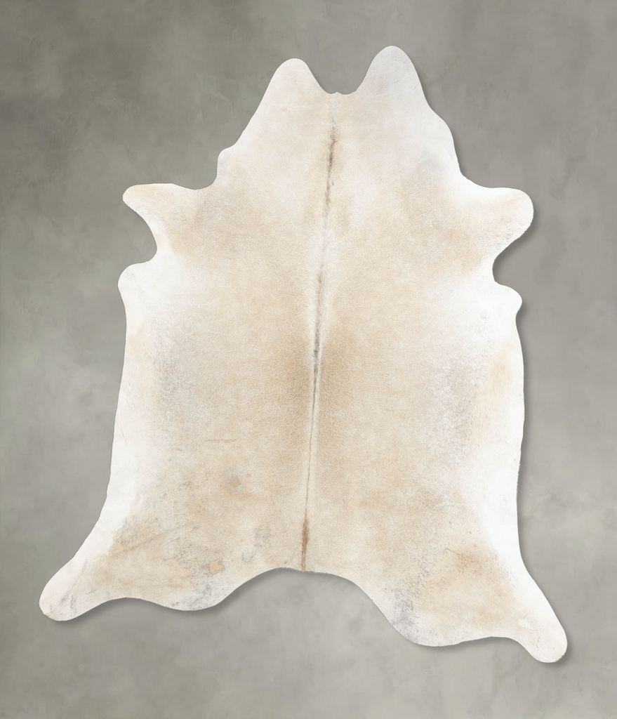 Grey with Beige XX-Large Brazilian Cowhide Rug 8'5"H x 7'6"W #B4725 by Hudson Hides