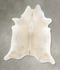Grey with Beige XX-Large Brazilian Cowhide Rug 8'5