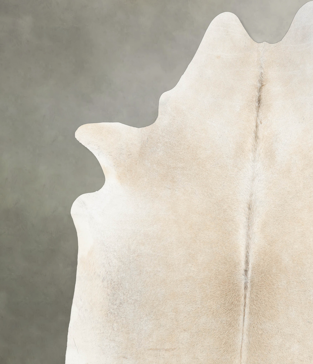 Grey with Beige XX-Large Brazilian Cowhide Rug 8'5"H x 7'6"W #B4725 by