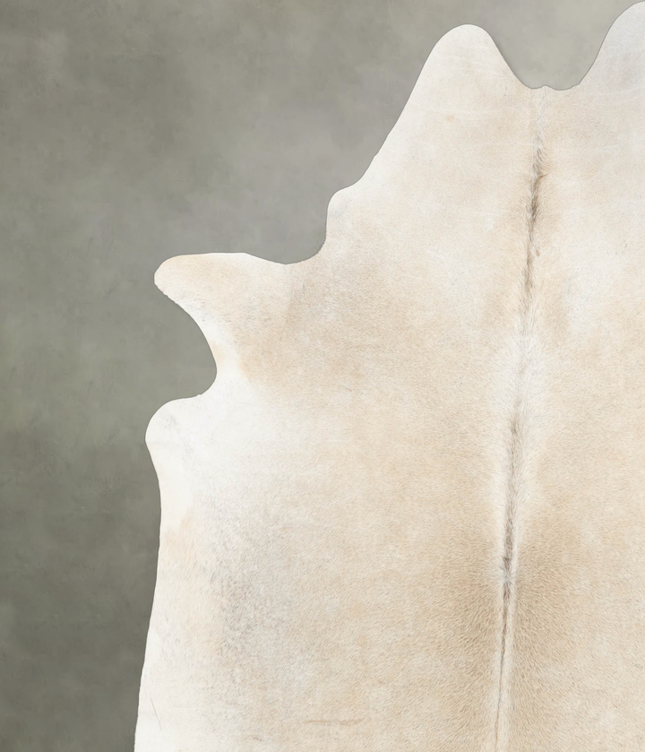 Grey with Beige XX-Large Brazilian Cowhide Rug 8'5"H x 7'6"W #B4725 by Hudson Hides