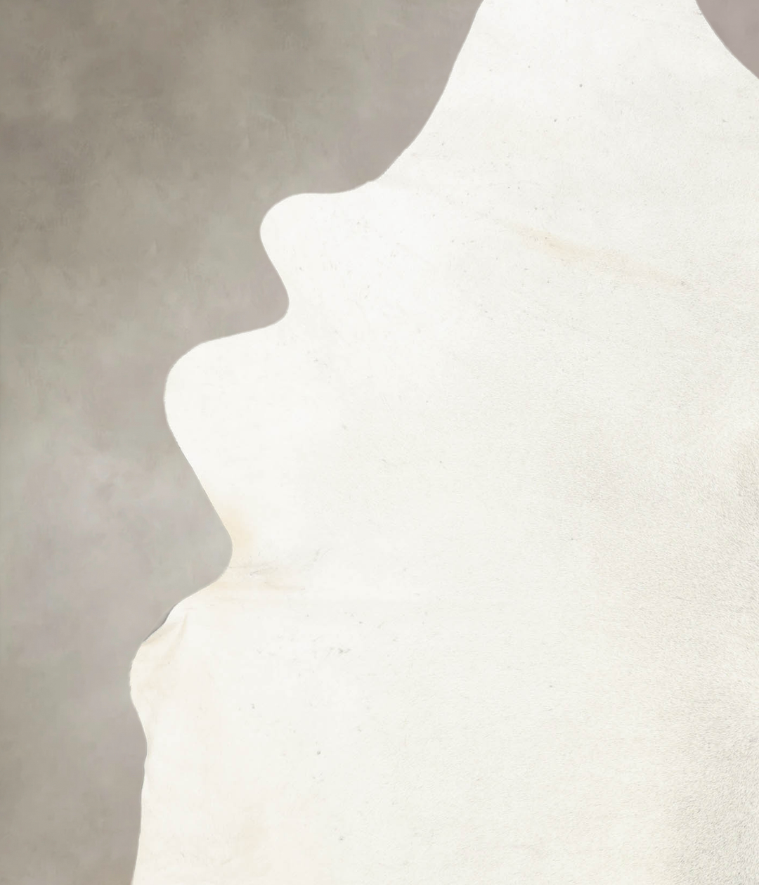 Light Grey XX-Large Brazilian Cowhide Rug 8'3"H x 7'3"W #B4758 by Huds