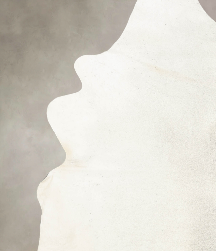 Light Grey XX-Large Brazilian Cowhide Rug 8'3"H x 7'3"W #B4758 by Hudson Hides