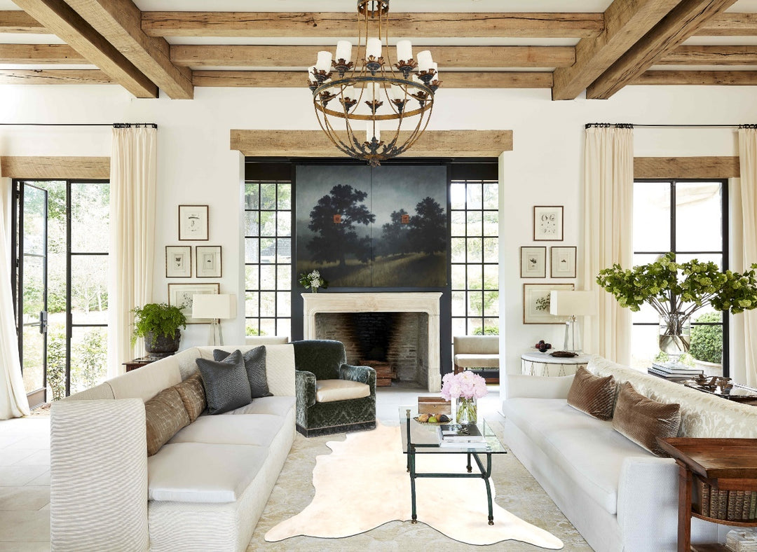 Palomino XX-Large Brazilian Cowhide Rug 8'3"H x 6'11"W #B4762 by Hudso