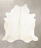 Ivory with Beige XX-Large Brazilian Cowhide Rug 7'11