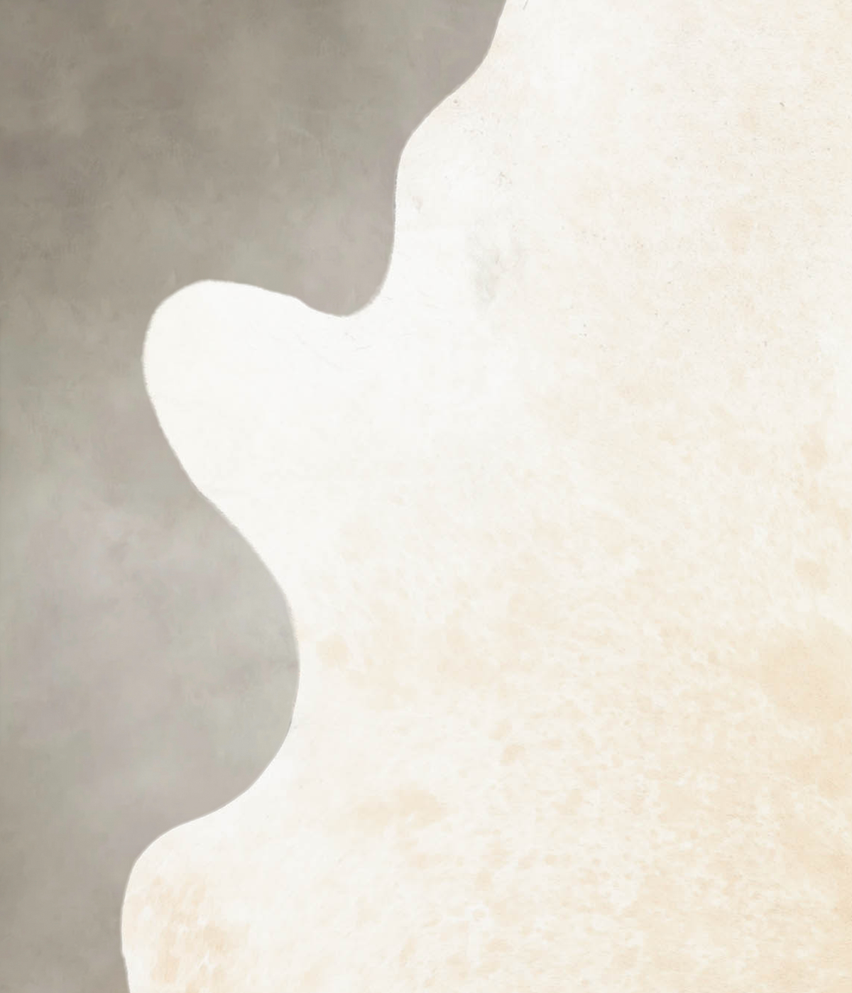 Ivory with Beige X-Large Brazilian Cowhide Rug 7'10"H x 5'11"W #B4836 by Hudson Hides