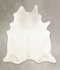 Ivory with Beige XX-Large Brazilian Cowhide Rug 8'6