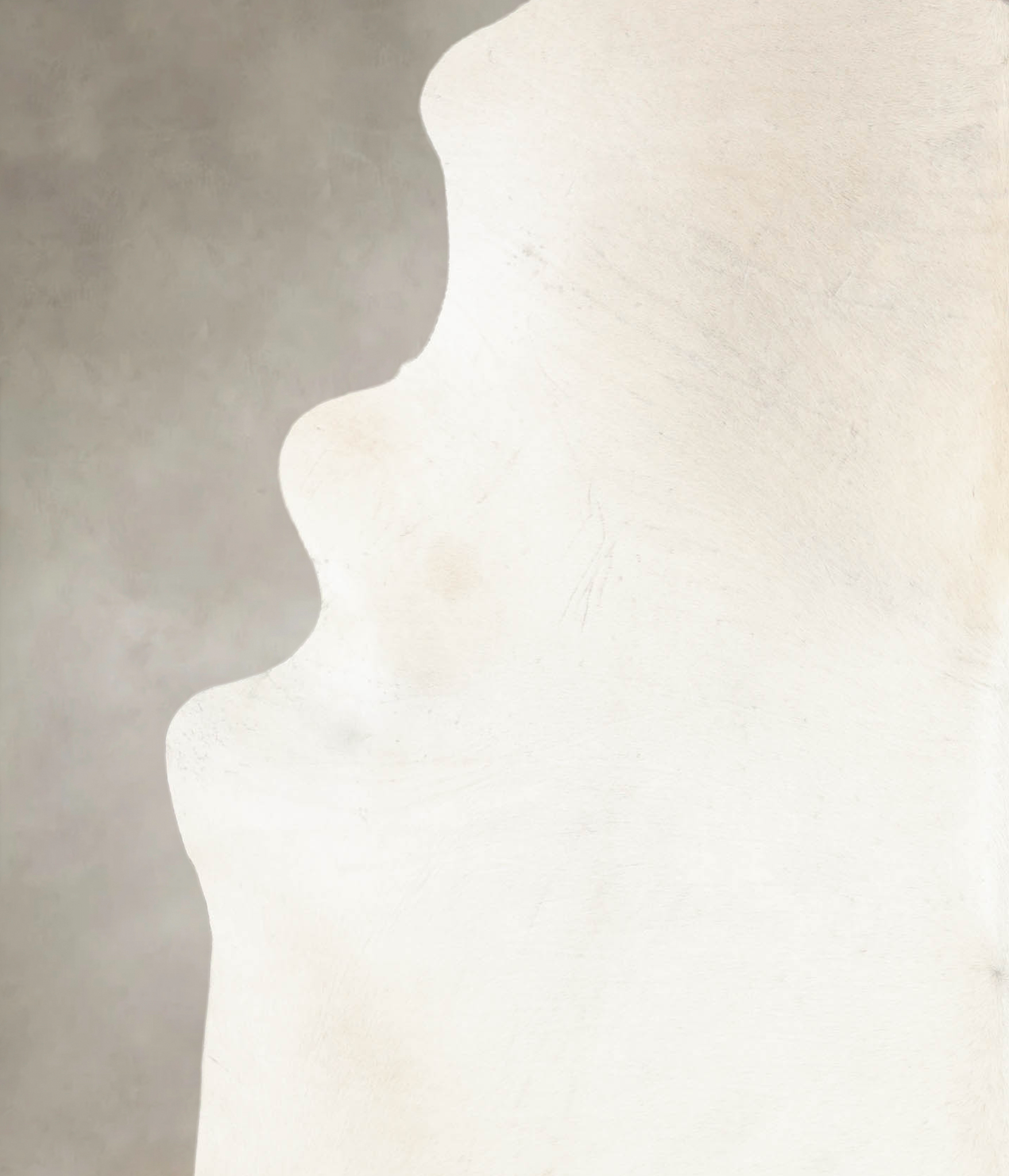 Ivory with Beige Cowhide Rug #B4867