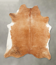 Solid Brown X-Large Brazilian Cowhide Rug 7'1"H x 6'5"W #B4880 by Hudson Hides